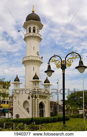 The Minaret Of The Kapitan Keling Mosque; George Town Penang Malaysia View Large Photo Image Stock Photo - The Minaret Of The Kapitan Keling Mosque; George Town Penang Malaysia. Fotosearch