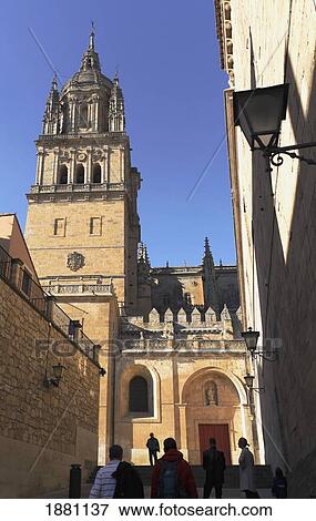 Stock Photo - The Mocha Tower On The South Side Of The Old Cathedral, Catedral Vieja De Santa MarÃƒÆ’Ã‚Â­a; Salamanca, Salamanca Province, Spain. Fotosearch