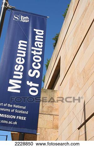 Stock Image - The Modern Extension To The National Museum Of Scotland, Edinburgh, Scotland, Uk, Europe. Fotosearch