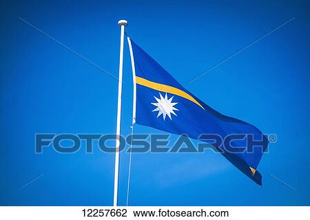 The Nauru flag; Nauru View Large Photo Image Stock Image - The Nauru flag; Nauru. Fotosearch