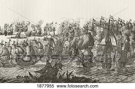 The Naval Battle Of Solebay, 1672. First Naval Battle Of The Third Anglo-Dutch War. From The Book Short History Of The English People By J. R. Green Published London 1893. View Large Photo Image Stock Photography - The Naval Battle Of Solebay, 1672. First Naval Battle Of The Third Anglo-Dutch War. From The Book Short History Of The English People By J. R. Green Published London 1893.. Fotosearch