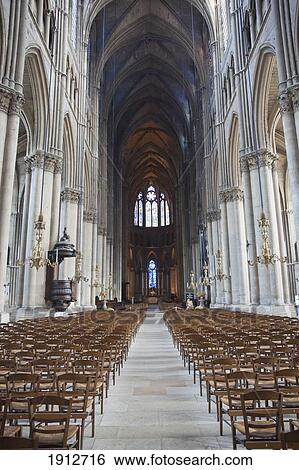 The Nave In Reims Cathedral; Reims, France View Large Photo Image Stock Photograph - The Nave In Reims Cathedral; Reims, France. Fotosearch