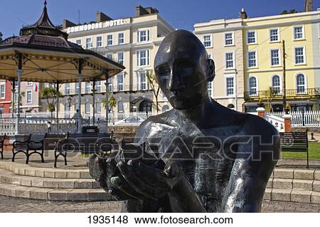 Stock Photo - The Navigator Statue; Cobh, East Cork, Ireland. Fotosearch