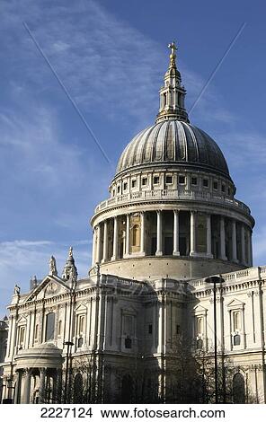 The Newly Restored St Paul's Cathedral, City Of London, England, Uk, Europe View Large Photo Image Picture - The Newly Restored St Paul's Cathedral, City Of London, England, Uk, Europe. Fotosearch