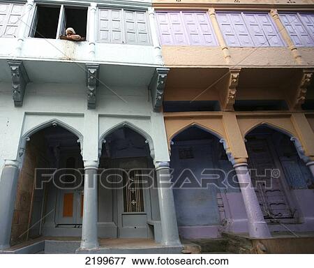 Stock Photo - THE OLD CITY JODHPUR RAJASTHAN INDIA. Fotosearch