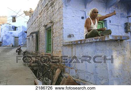 The Old City Jodhpur Rajasthan India View Large Photo Image Stock Photograph - The Old City Jodhpur Rajasthan India. Fotosearch
