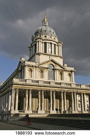 Stock Image - The Old Naval College At Greenwich. Fotosearch