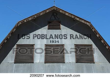 Stock Photo - The Old Ranch At Los Poblanos Historical Inn And Cultural Center In Albuquerque, New Mexico, Usa. Fotosearch