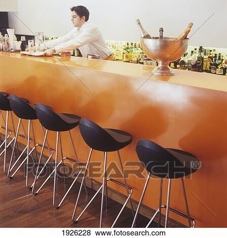 Stock Photo - The Orange Bar At The Fresh Hotel, 26 Sofokleous Street. Fotosearch