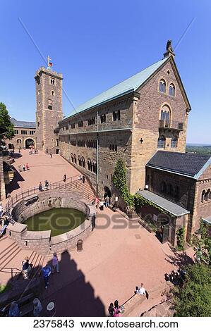 The Palas (Great Hall) and the keep of Wartburg Castle, Thuringia, Germany View Large Photo Image Stock Image - The Palas (Great Hall) and the keep of Wartburg Castle, Thuringia, Germany. Fotosearch
