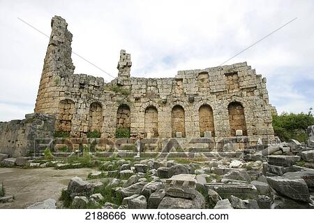THE PERGE RUINS ANTALYA TURKEY View Large Photo Image Stock Photograph - THE PERGE RUINS ANTALYA TURKEY. Fotosearch