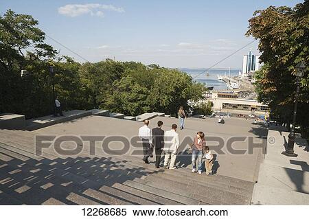 The Potemkin Stairs (or Primorsky Stairs); Odessa, Ukraine View Large Photo Image Stock Photography - The Potemkin Stairs (or Primorsky Stairs); Odessa, Ukraine. Fotosearch