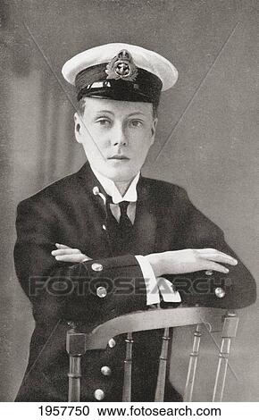 Stock Image - The Prince Of Wales, Later King Edward Viii, As A Midshipman In 1910. Edward Viii, Edward Albert Christian George Andrew Patrick David, Later The Duke Of Windsor, 1894. Fotosearch