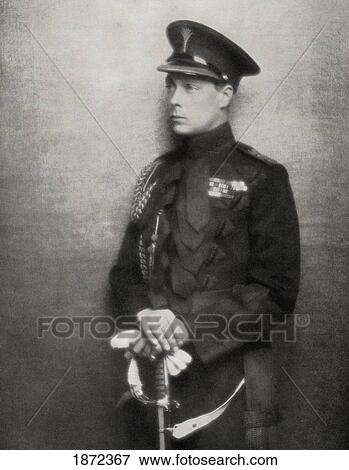 Stock Photo - The Prince Of Wales Later King Edward Viii Of England, 1894 To 1972. From The Photograph By Hugh Cecil Saunders. From The Book Photograms Of The Year Published 1924.. Fotosearch