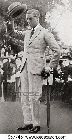 Stock Photography - The Prince Of Wales, Later King Edward Viii, During His Visit To Australia In 1920. Edward Viii, Edward Albert Christian George Andrew Patrick David, Later The Duke Of Windsor, 1894. Fotosearch