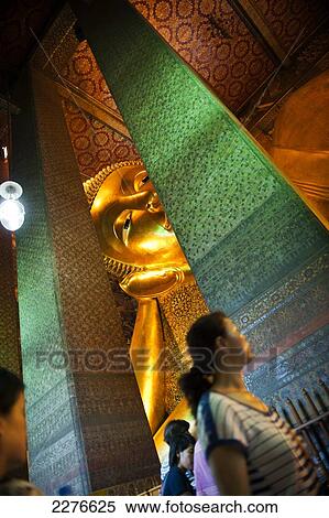 The Reclining Buddha of Wat Pho; Bangkok, Thailand View Large Photo Image Stock Photography - The Reclining Buddha of Wat Pho; Bangkok, Thailand. Fotosearch