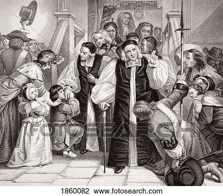 Stock Image - The Release Of The Seven Bishops. After Their Trial In Westminster Hall June 29 1688. Engraved By H. Bourne After E. M. Ward. From The Book ÃƒÂ¢Ã¢â€šÂ¬Ã…â€œIllustrations Of English And Scottish HistoryÃƒÂ¢Ã¢â€šÂ¬Ã‚Â Volume Ii. Fotosearch