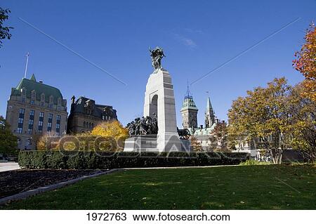 Stock Image - The Response, National War Memorial, Ottawa, Ontario, Canada. Fotosearch