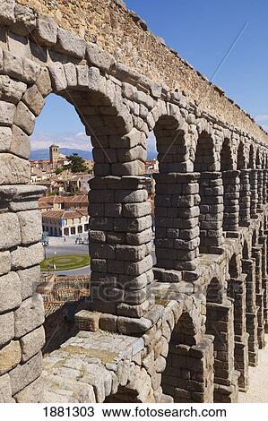 The Roman Aqueduct, A Unesco World Heritage Site; Segovia, Segovia Province, Spain View Large Photo Image Stock Image - The Roman Aqueduct, A Unesco World Heritage Site; Segovia, Segovia Province, Spain. Fotosearch