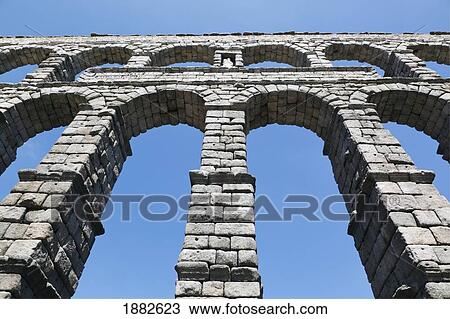 The Roman Aqueduct; Segovia, Segovia Province, Spain View Large Photo Image Stock Image - The Roman Aqueduct; Segovia, Segovia Province, Spain. Fotosearch