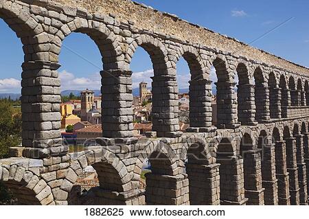 The Roman Aqueduct; Segovia, Segovia Province, Spain View Large Photo Image Stock Photography - The Roman Aqueduct; Segovia, Segovia Province, Spain. Fotosearch