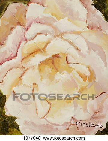 The Rose, Close-Up Of Rose Blossom (Oil Painting). View Large Photo Image Stock Photo - The Rose, Close-Up Of Rose Blossom (Oil Painting).. Fotosearch