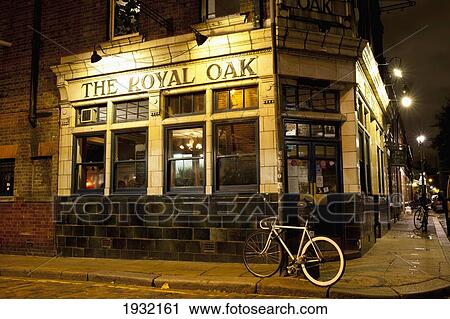 Stock Image - The Royal Oak Pub In Columbia Road, London, Uk. Fotosearch