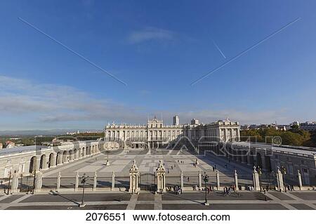 Stock Image - The Royal Palace; Madrid Spain. Fotosearch