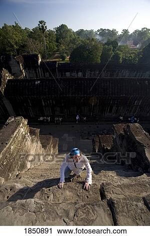 Stock Image - The Ruins Of Angkor. Fotosearch