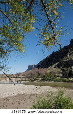 Stock Photography - The Santa Elena Canyon Trail, Big Bend National Park, Texas, Usa. Fotosearch