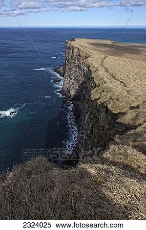 The sea cliffs of Latrabjarg Peninsula; Iceland View Large Photo Image Stock Photography - The sea cliffs of Latrabjarg Peninsula; Iceland. Fotosearch