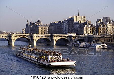 Stock Image - The Seine. Fotosearch