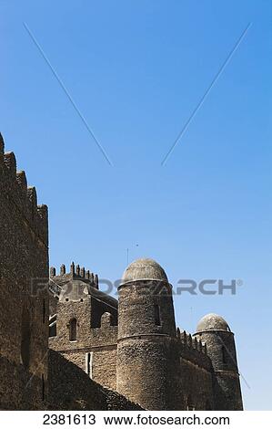 The seventeenth century palace of King Fasilides; Gondar, Ethiopia View Large Photo Image Stock Image - The seventeenth century palace of King Fasilides; Gondar, Ethiopia. Fotosearch