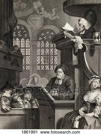 The Sleeping Congregation Engraved By C Armstrong After Hogarth From The Works Of Hogarth Published London 1833 View Large Photo Image Stock Image - The Sleeping Congregation Engraved By C Armstrong After Hogarth From The Works Of Hogarth Published London 1833. Fotosearch