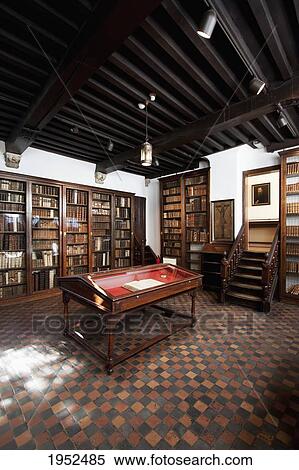 The small library in the Plantin-Moretus House-Workshops-Museum, Antwerp, Belgium View Large Photo Image Stock Photography - The small library in the Plantin-Moretus House-Workshops-Museum, Antwerp, Belgium. Fotosearch