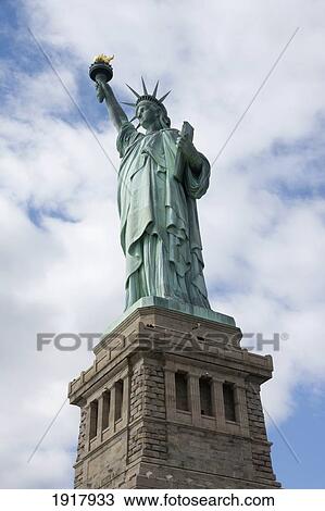 Stock Image - The Statue Of Liberty On Liberty Island. Fotosearch