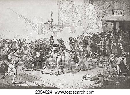 The Storming Of The Bastille, Paris, France, 14Th July, 1789. From A Contemporary Print. View Large Photo Image Picture - The Storming Of The Bastille, Paris, France, 14Th July, 1789. From A Contemporary Print.. Fotosearch