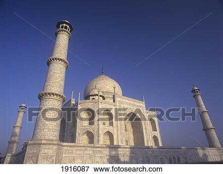 The Taj Mahal At Dawn View Large Photo Image Stock Photo - The Taj Mahal At Dawn. Fotosearch