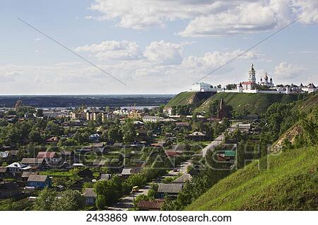 Stock Photo - The Tobolsk Kremlin, a Russian national historic and architectural treasure; Tobolsk, Siberia, Russia. Fotosearch