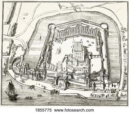 The Tower Of London In The 15Th Century From The National And Domestic History Of England By William Aubrey Published London Circa 1890 View Large Photo Image Stock Photography - The Tower Of London In The 15Th Century From The National And Domestic History Of England By William Aubrey Published London Circa 1890. Fotosearch