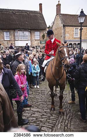 The Traditional Boxing Day Hunt in the centre of Castle Cary; Somerset, England View Large Photo Image Stock Photograph - The Traditional Boxing Day Hunt in the centre of Castle Cary; Somerset, England. Fotosearch