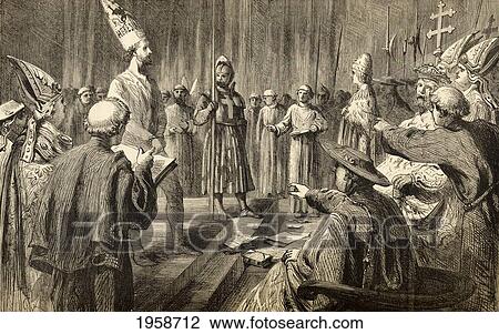 The Trial And Degradation Of John Huss In 1415. Jan Hus, C. 1369 To 1415 Aka John Huss. Czech Priest, Philosopher And Reformer. From The Book Of Martyrs By John Foxe, Published C. 1865. View Large Photo Image Stock Image - The Trial And Degradation Of John Huss In 1415. Jan Hus, C. 1369 To 1415 Aka John Huss. Czech Priest, Philosopher And Reformer. From The Book Of Martyrs By John Foxe, Published C. 1865.. Fotosearch