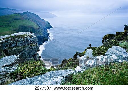 The Valley of Rocks, Exmoor National Park; Devon, England View Large Photo Image Stock Photo - The Valley of Rocks, Exmoor National Park; Devon, England. Fotosearch