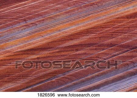 Stock Photograph - The Wave, Coyote Buttes, Page, Arizona, Usa; Close-Up Of Rock Formation. Fotosearch