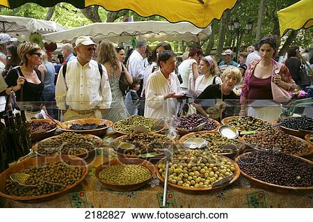 The Weekwnd Market In St Tropez South Of France View Large Photo Image Stock Photo - The Weekwnd Market In St Tropez South Of France. Fotosearch