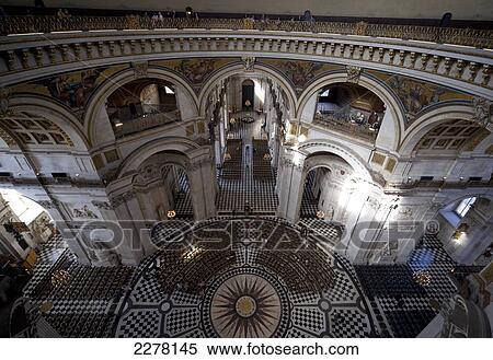 Stock Photography - The Whispering Gallery, St Paul's Cathedral; London, England. Fotosearch
