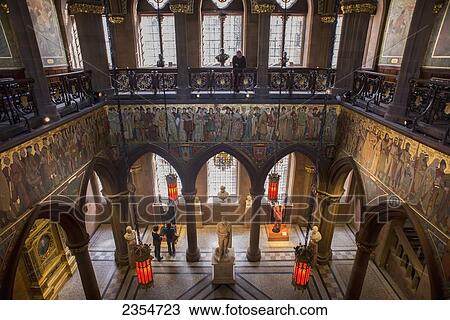 The William Hole entrance hall frieze, Scottish National Portrait Gallery; Edinburgh, Scotland View Large Photo Image Stock Image - The William Hole entrance hall frieze, Scottish National Portrait Gallery; Edinburgh, Scotland. Fotosearch