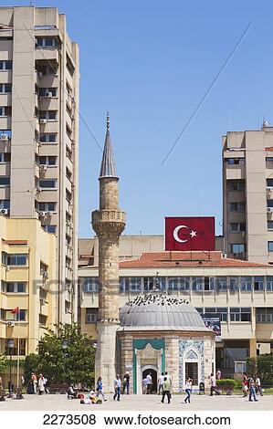 The yali or konak mosque in konak square; izmir izmir province turkey View Large Photo Image Stock Photo - The yali or konak mosque in konak square; izmir izmir province turkey. Fotosearch