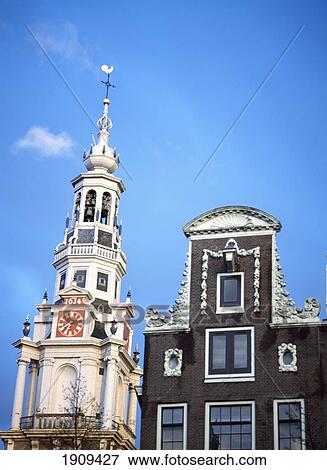 The Zuiderkerk Church & Houses At Dusk, Amsterdam, Holland View Large Photo Image Stock Photo - The Zuiderkerk Church & Houses At Dusk, Amsterdam, Holland. Fotosearch