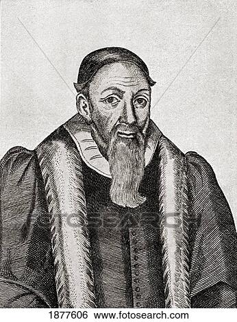 Stock Photograph - Thomas Cartwright C. 1535 To 1603. English Puritan Churchman. From The Book Short History Of The English People By J. R. Green Published London 1893.. Fotosearch